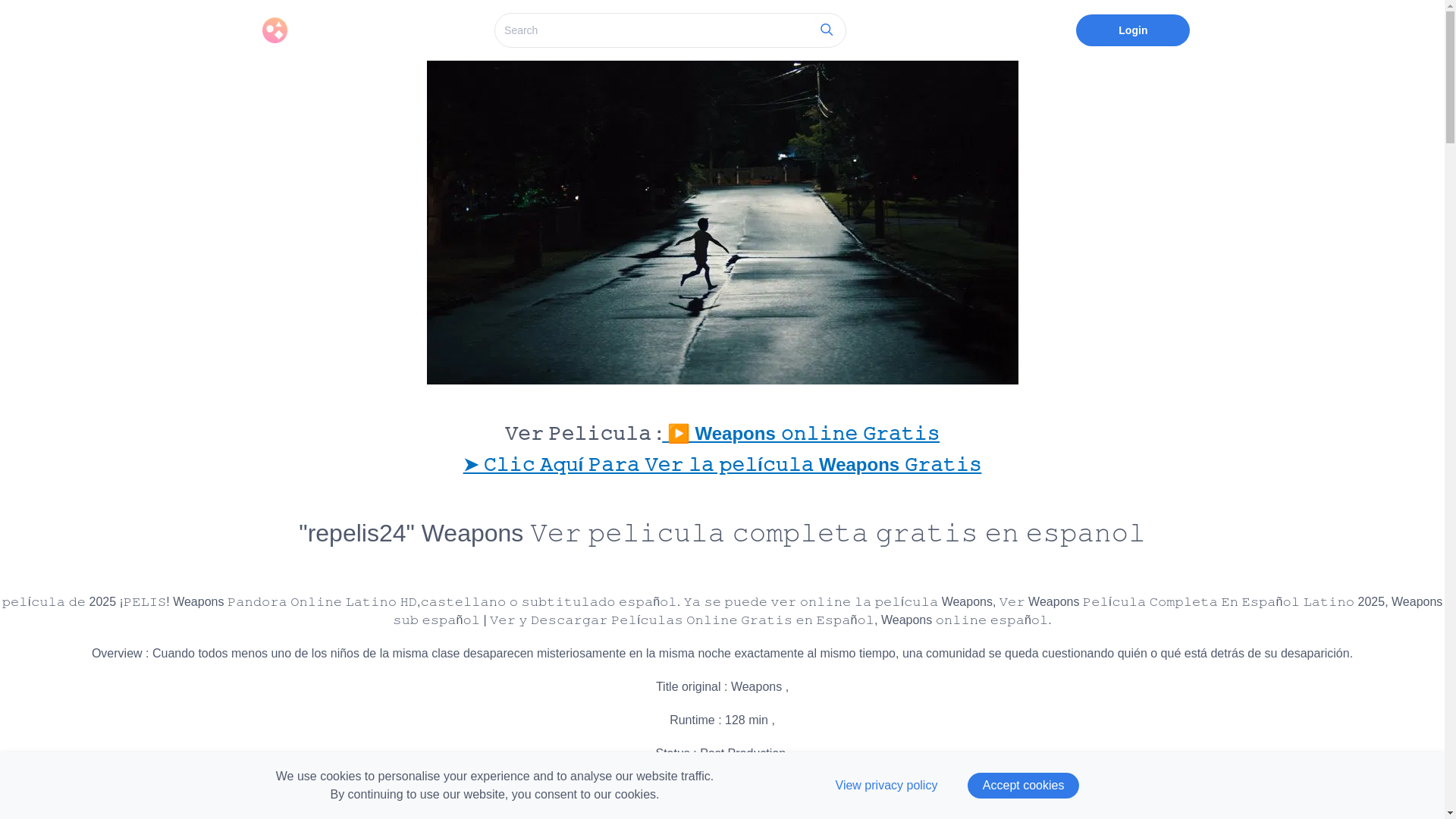 website screenshot of https://repelisverweaponspelicula.graphy.com/