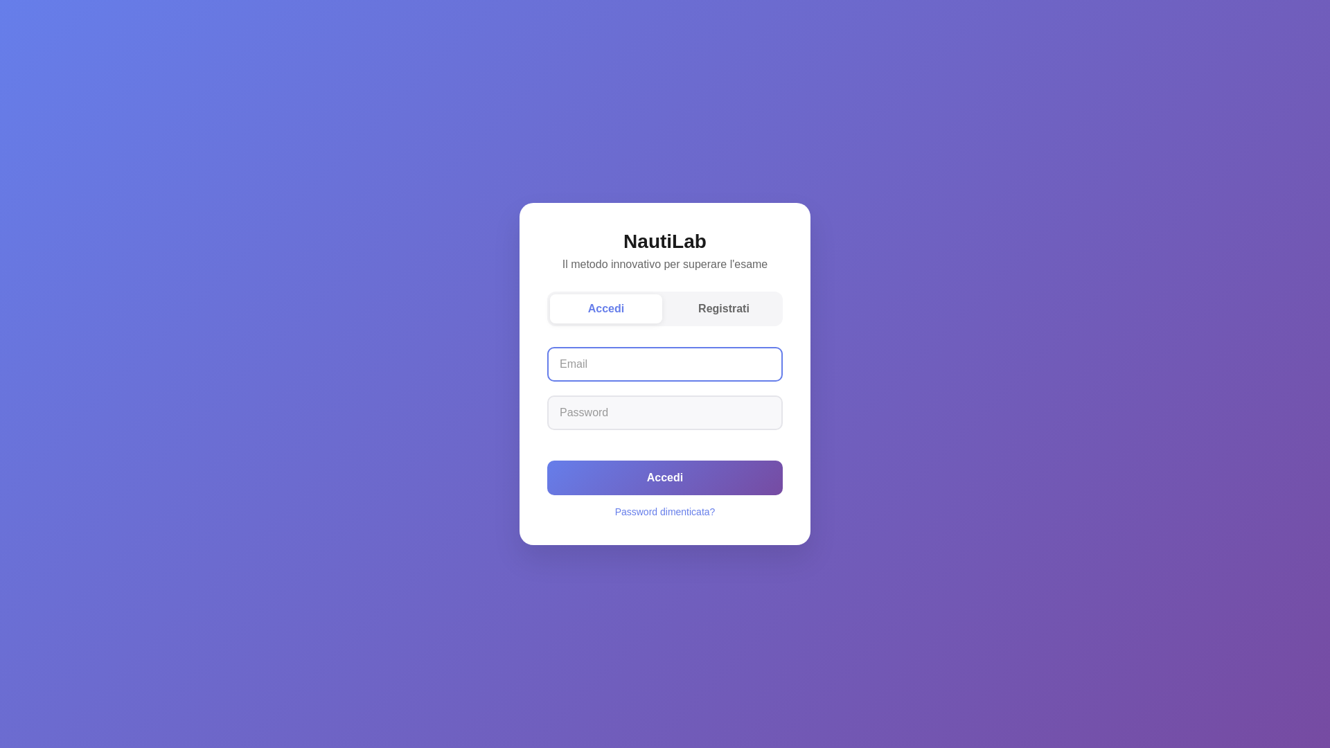 website screenshot of https://nautilab.it/