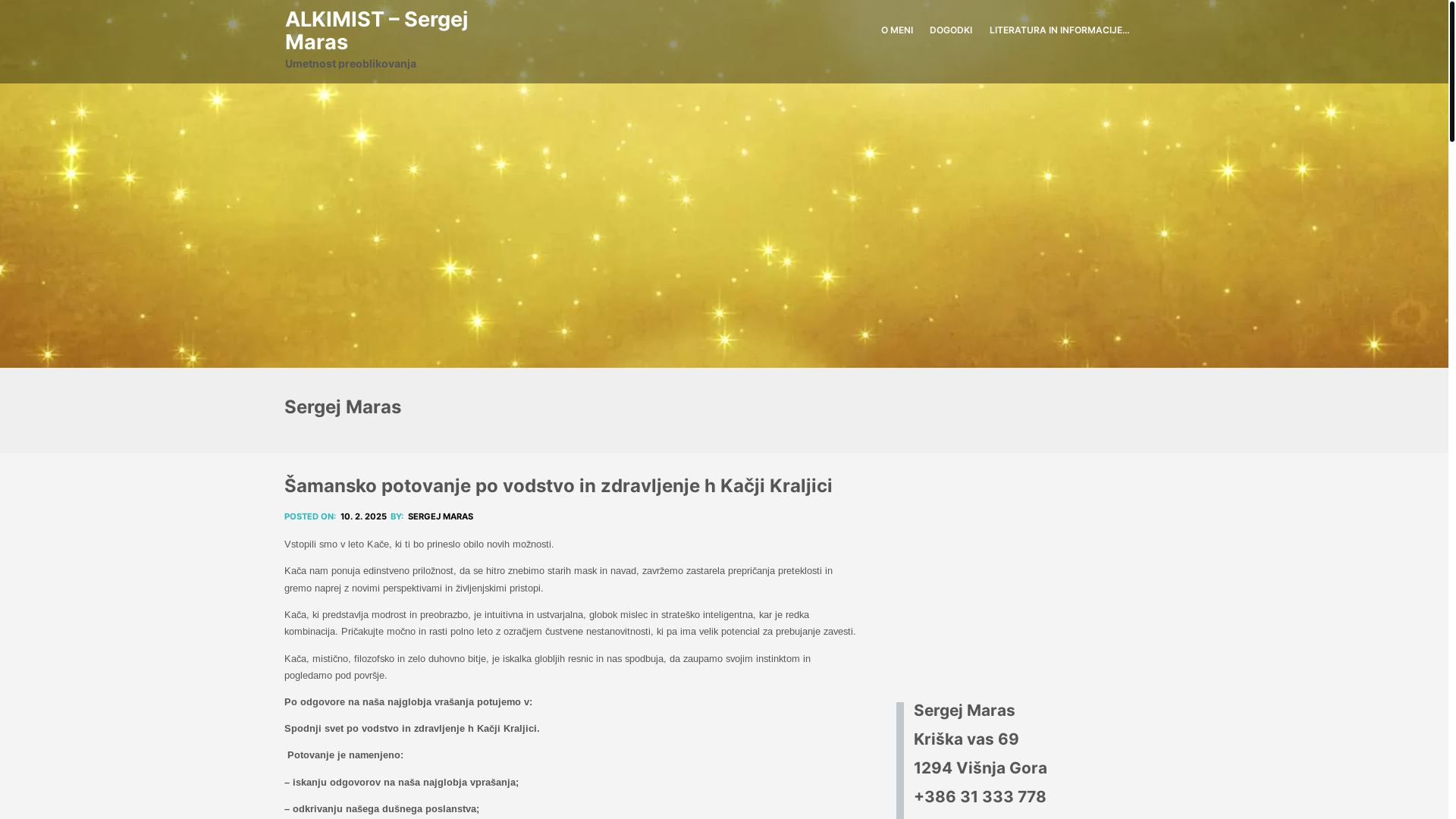 website screenshot of https://pokoncen.si/