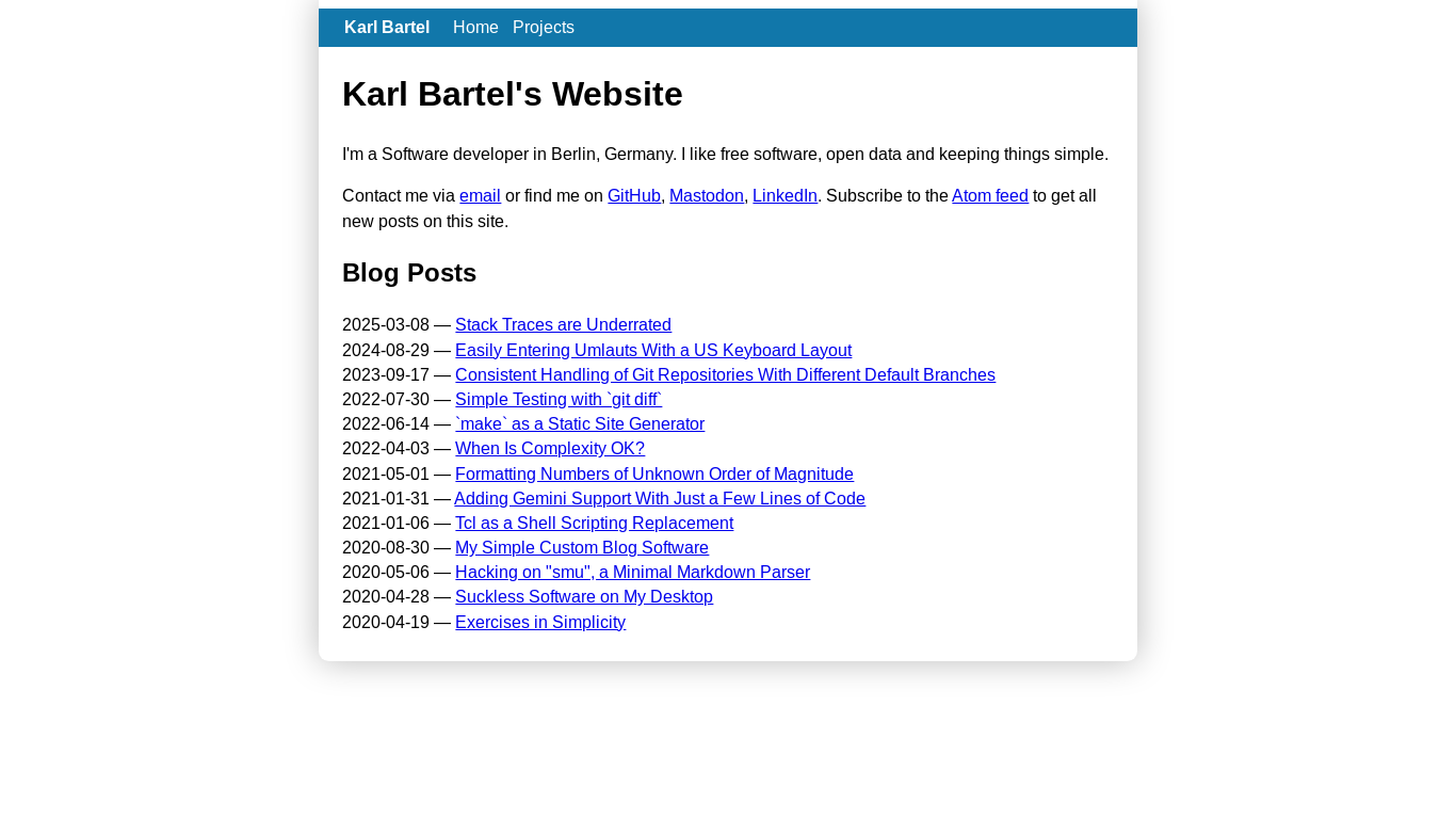 website screenshot of https://www.karl.berlin/