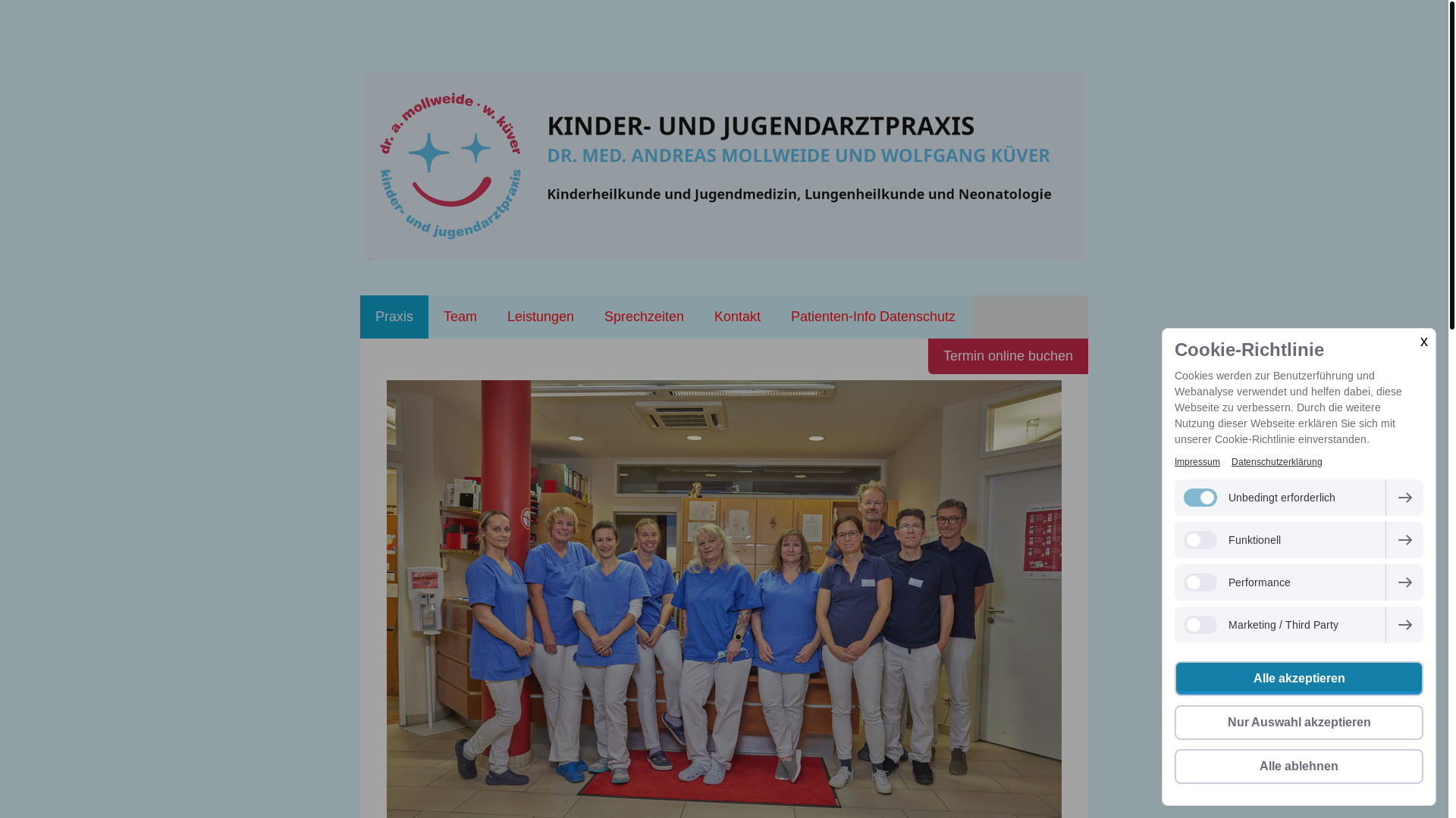 website screenshot of https://kinderlungenfacharzt-muenchen.de/
