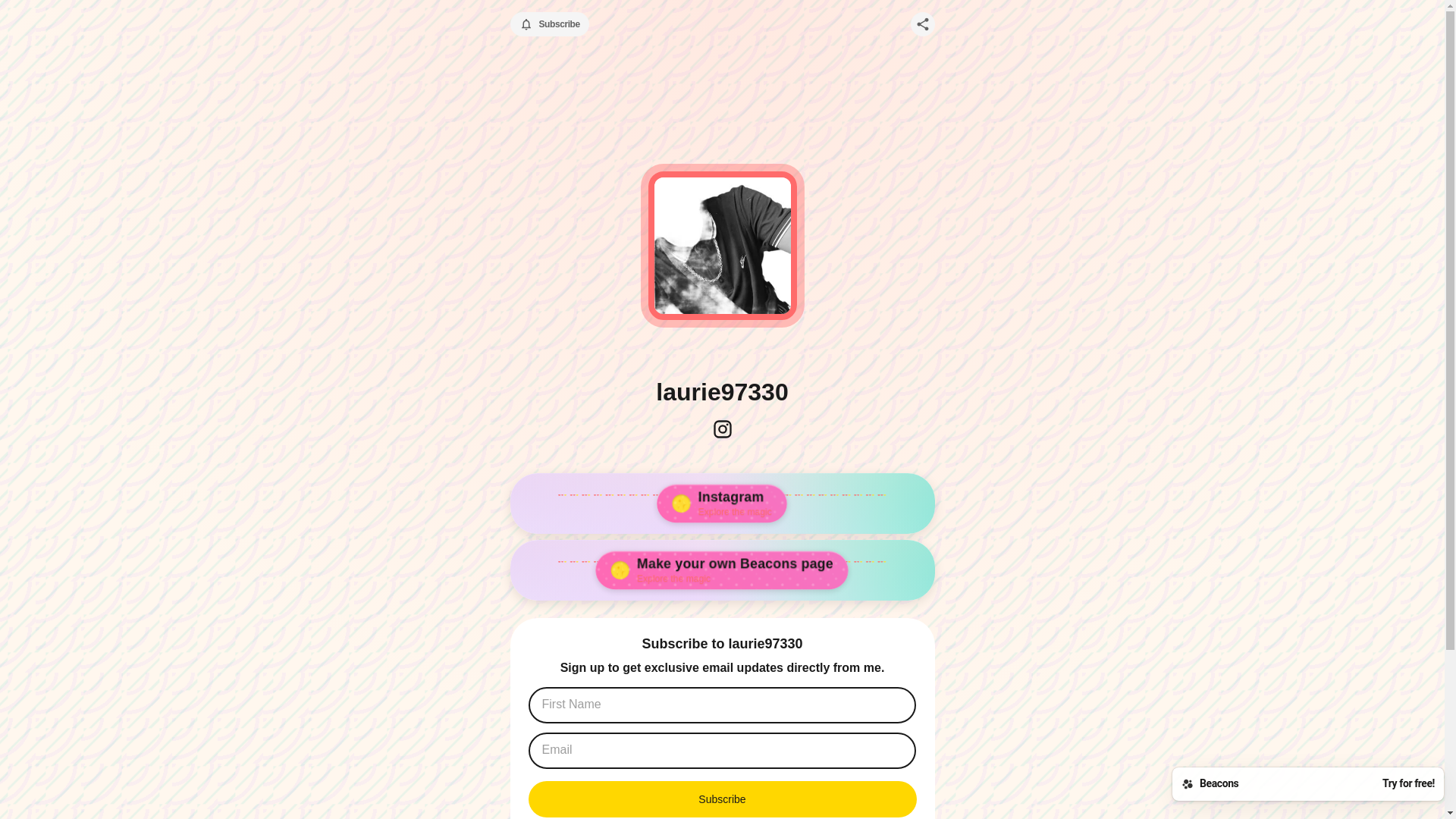 website screenshot of https://laurie97330.com/
