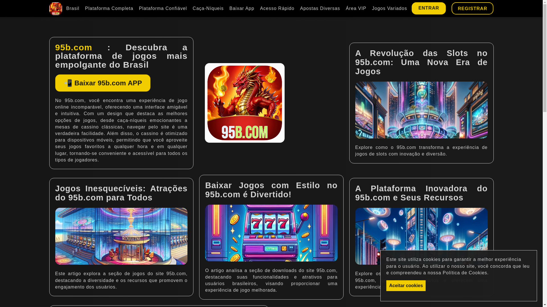 website screenshot of https://95bcom.net/