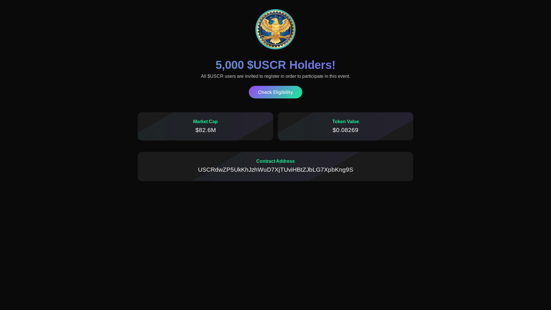 website screenshot of https://uscreserve.io/