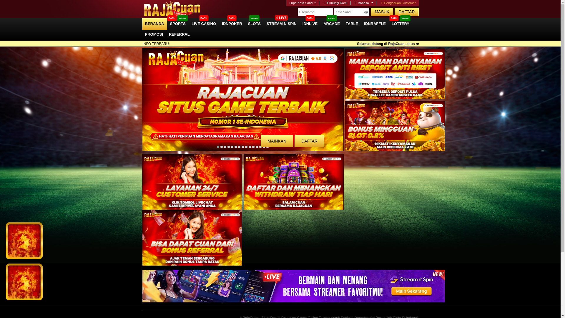 website screenshot of https://rcakses1.pro/