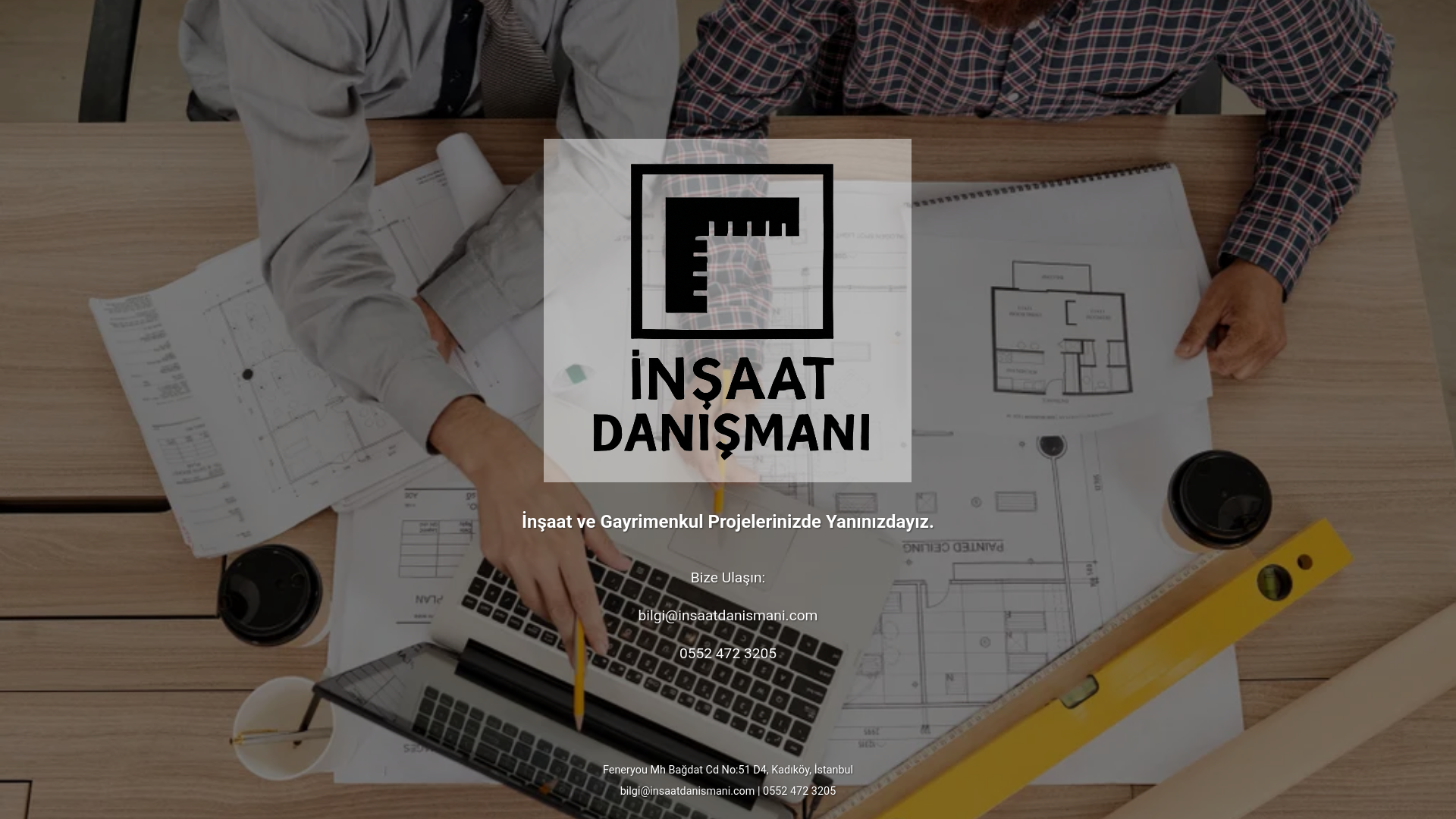 website screenshot of https://insaatdanismaniv2.pages.dev/