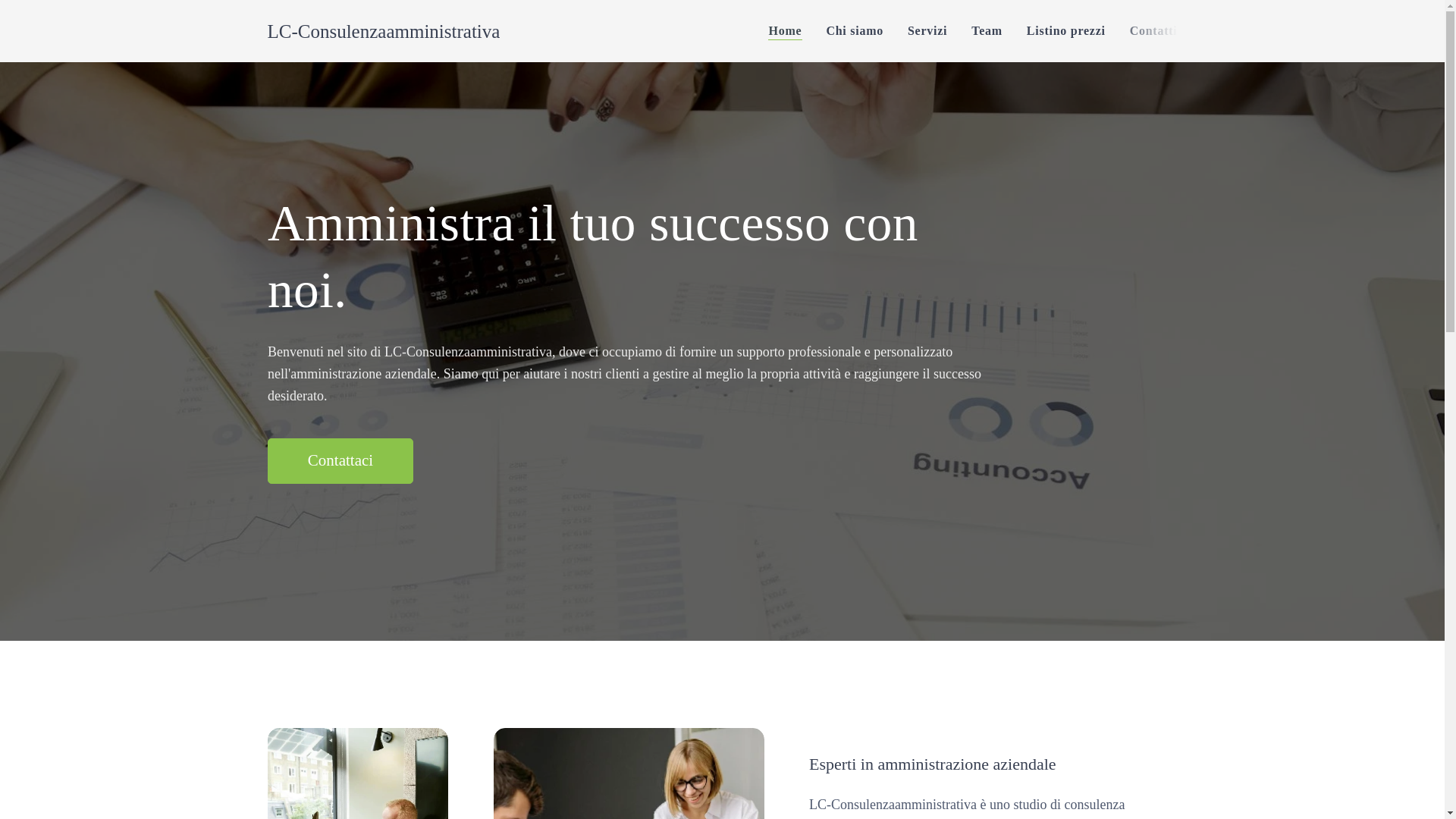 website screenshot of https://lc-consulenzaamministrativa.it/