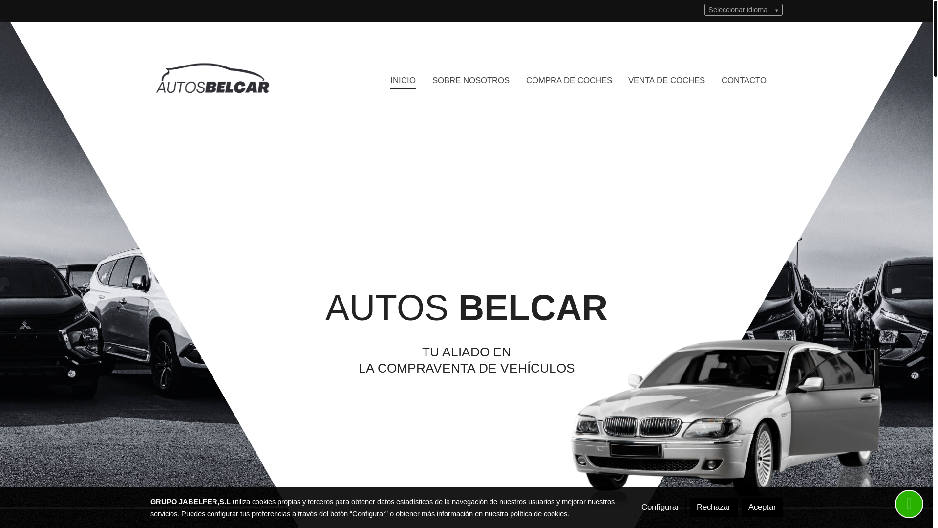 website screenshot of https://autosbelcar.es/