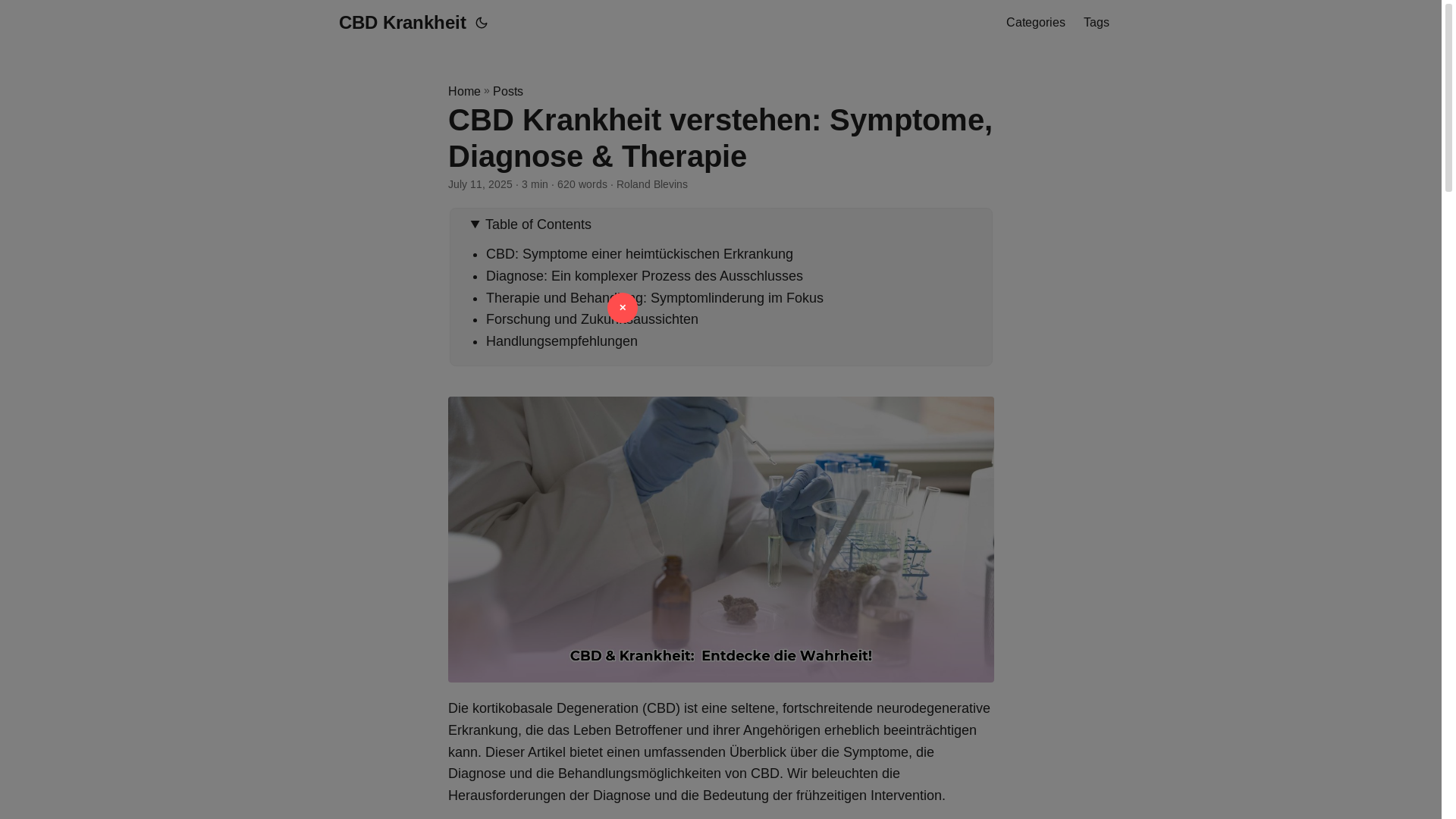 website screenshot of https://cbd-krankheit.pages.dev/