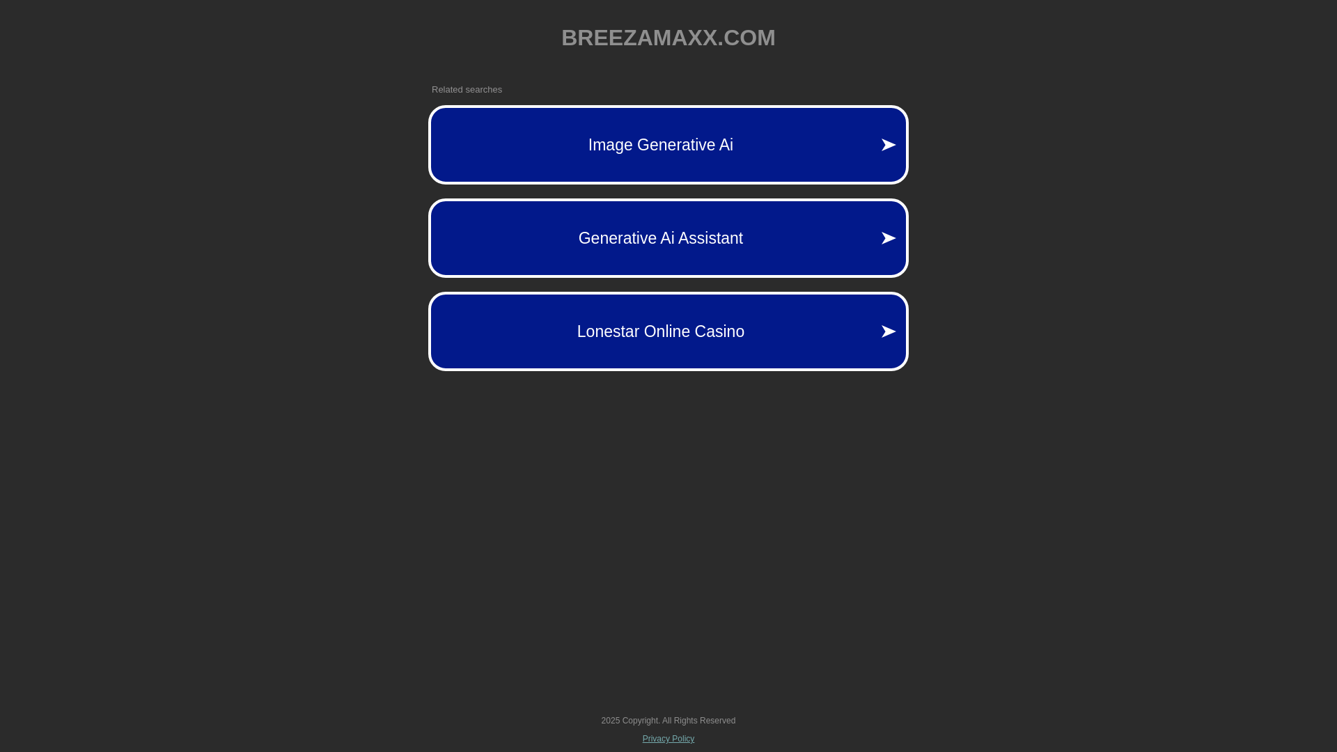 website screenshot of https://breezamaxx.com/