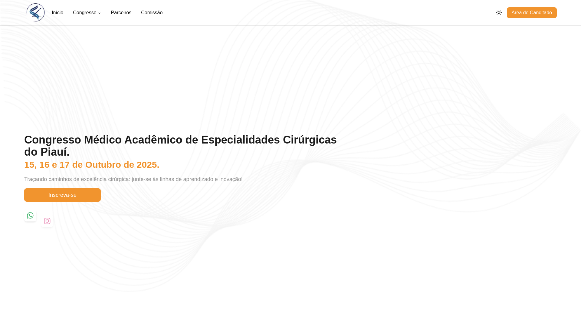 website screenshot of https://comecpi.com.br/