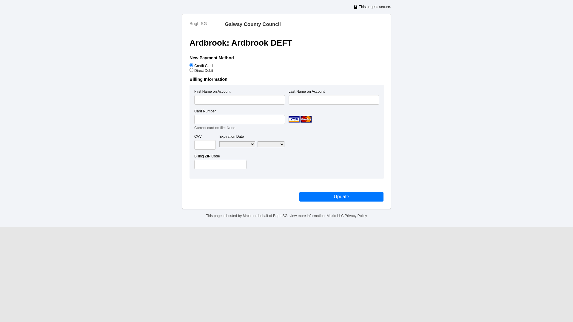 website screenshot of https://brightsg-2.chargifypay.com/update_payment/83266305/26ba1d0e43