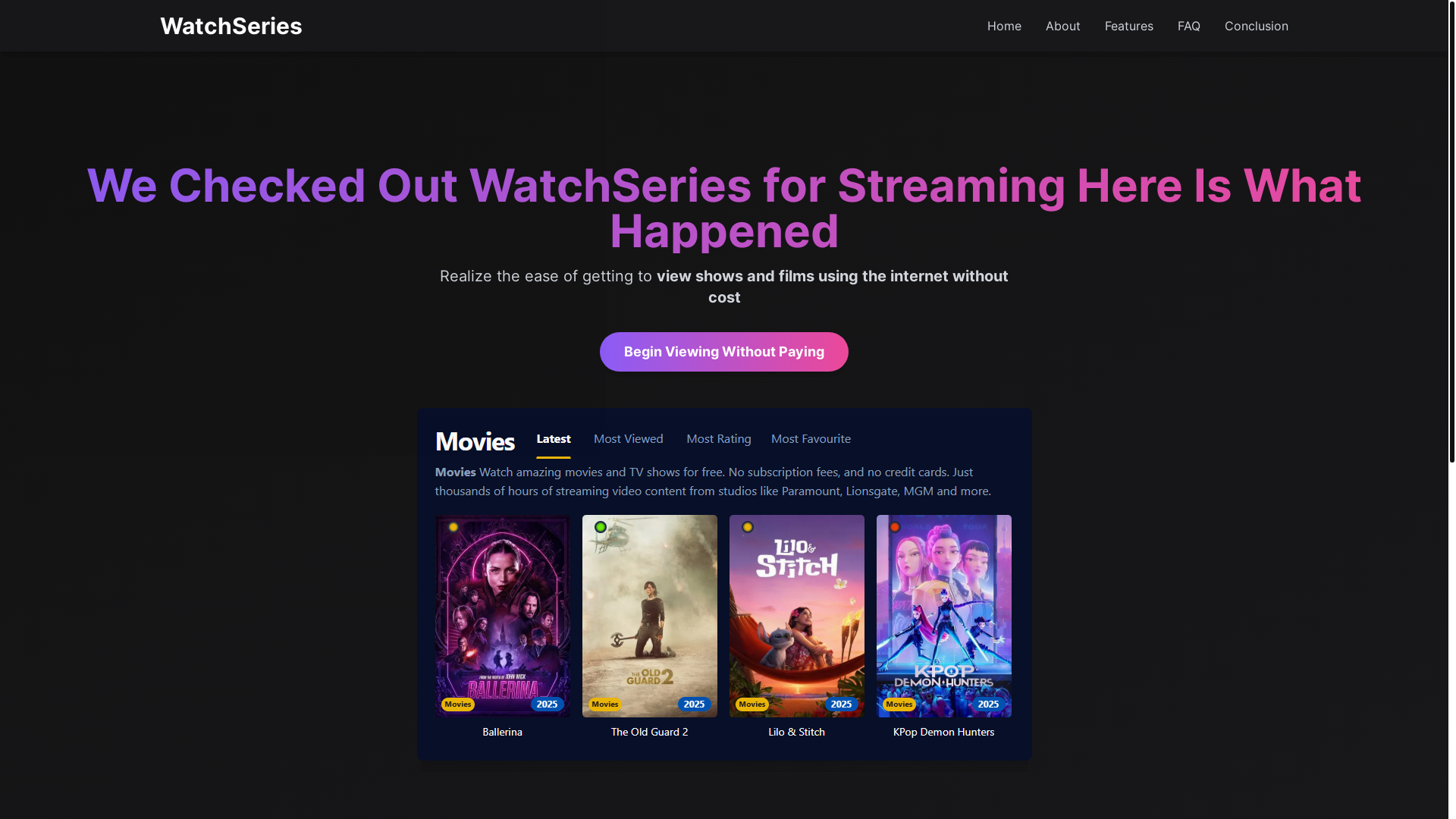 website screenshot of https://watchseries-uwso.pages.dev/