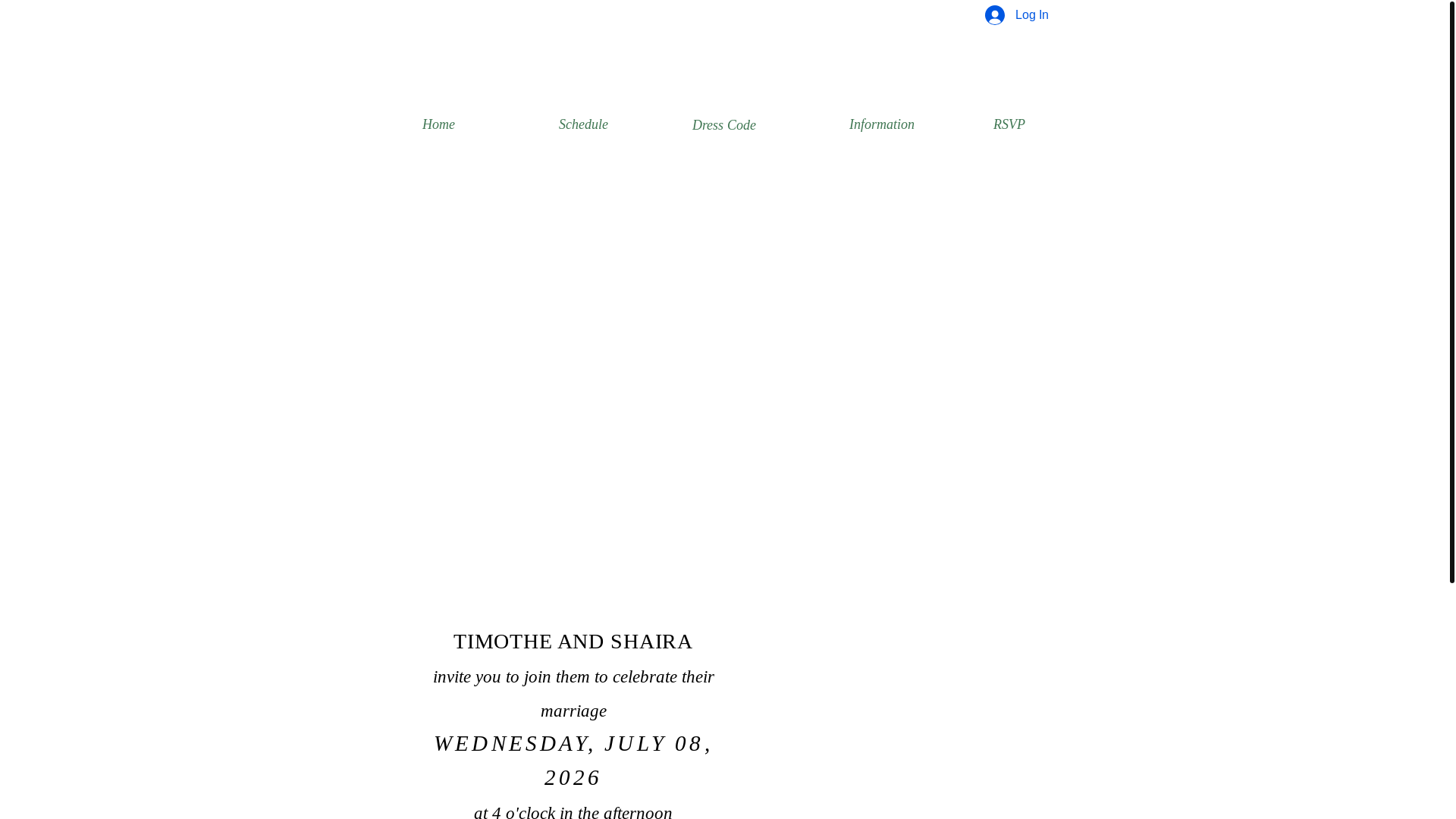website screenshot of https://timshairamariage.com/