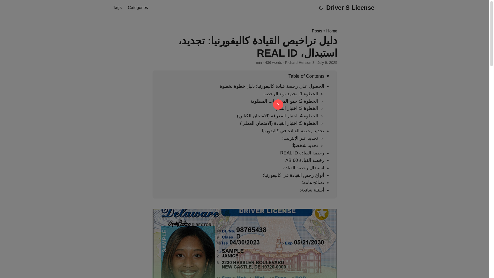 website screenshot of https://driver-s-license.pages.dev/
