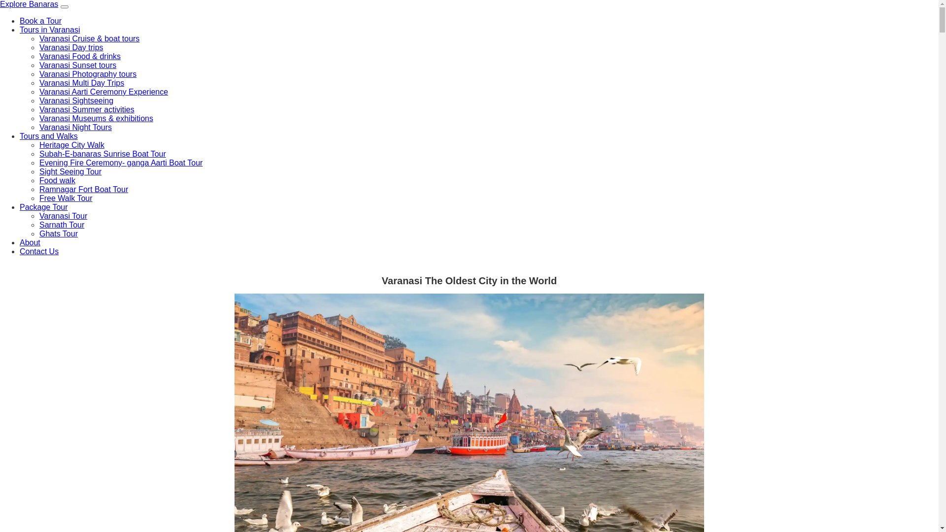 website screenshot of https://explorebanarastouristguide.pages.dev/