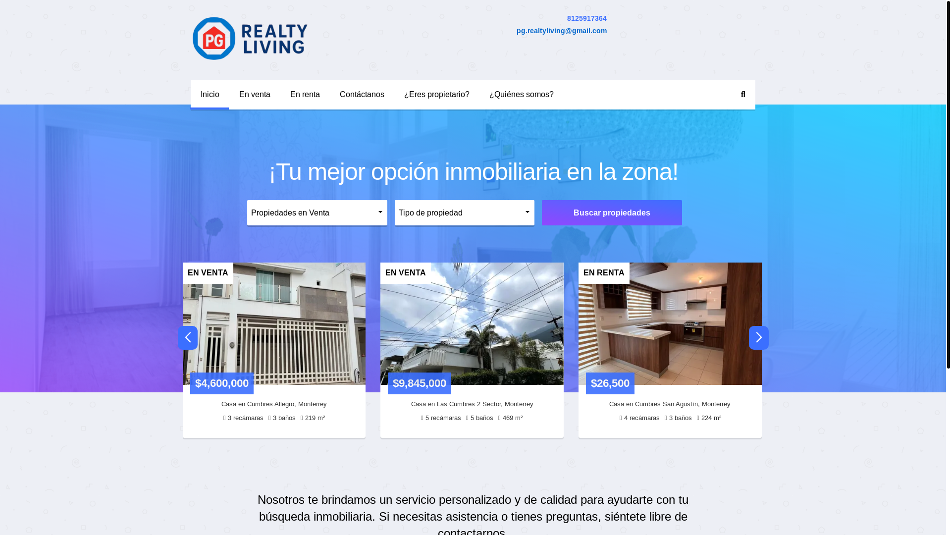 website screenshot of https://realtyliving.net/
