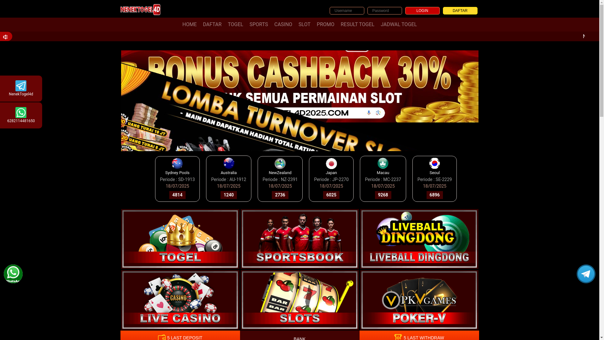 website screenshot of https://nenektogel4ddgf2.com/
