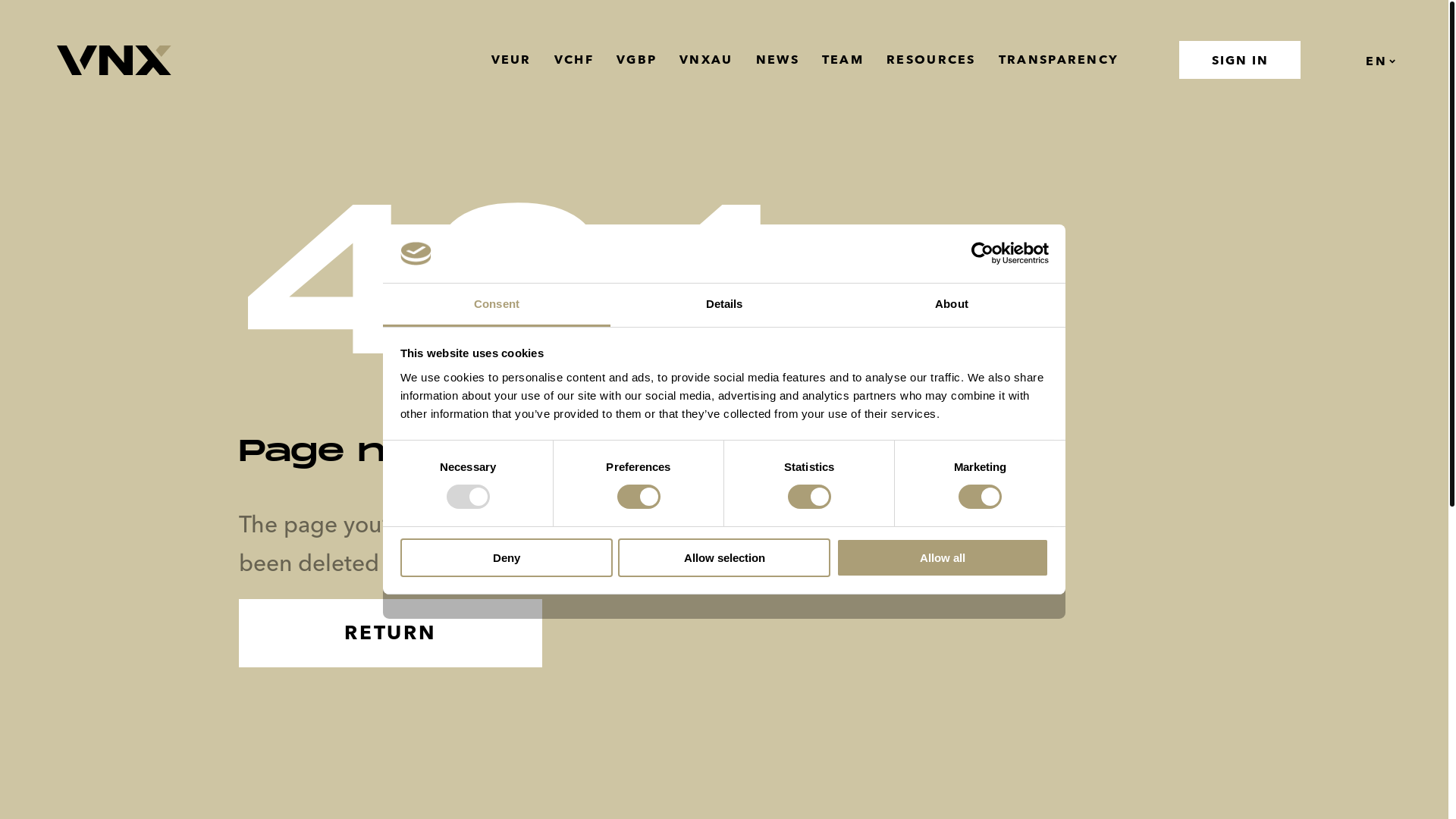 website screenshot of http://vnx.li/*