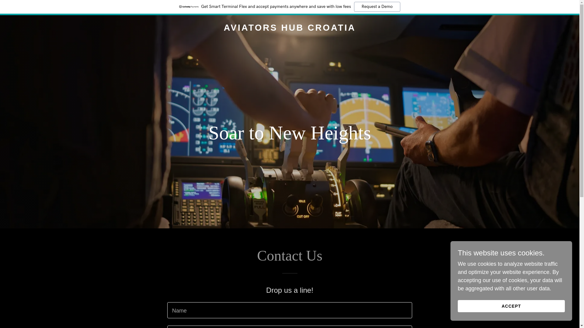 website screenshot of https://aviatorshub.eu/