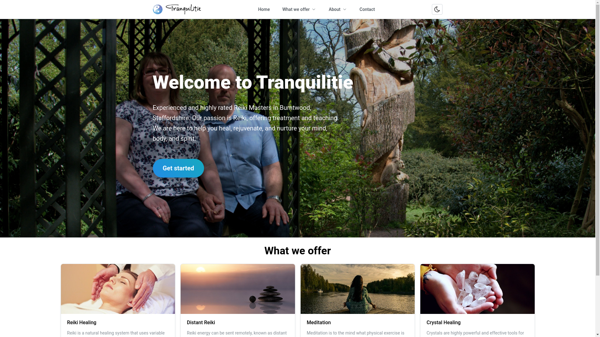 website screenshot of https://tranquilitie.pages.dev/