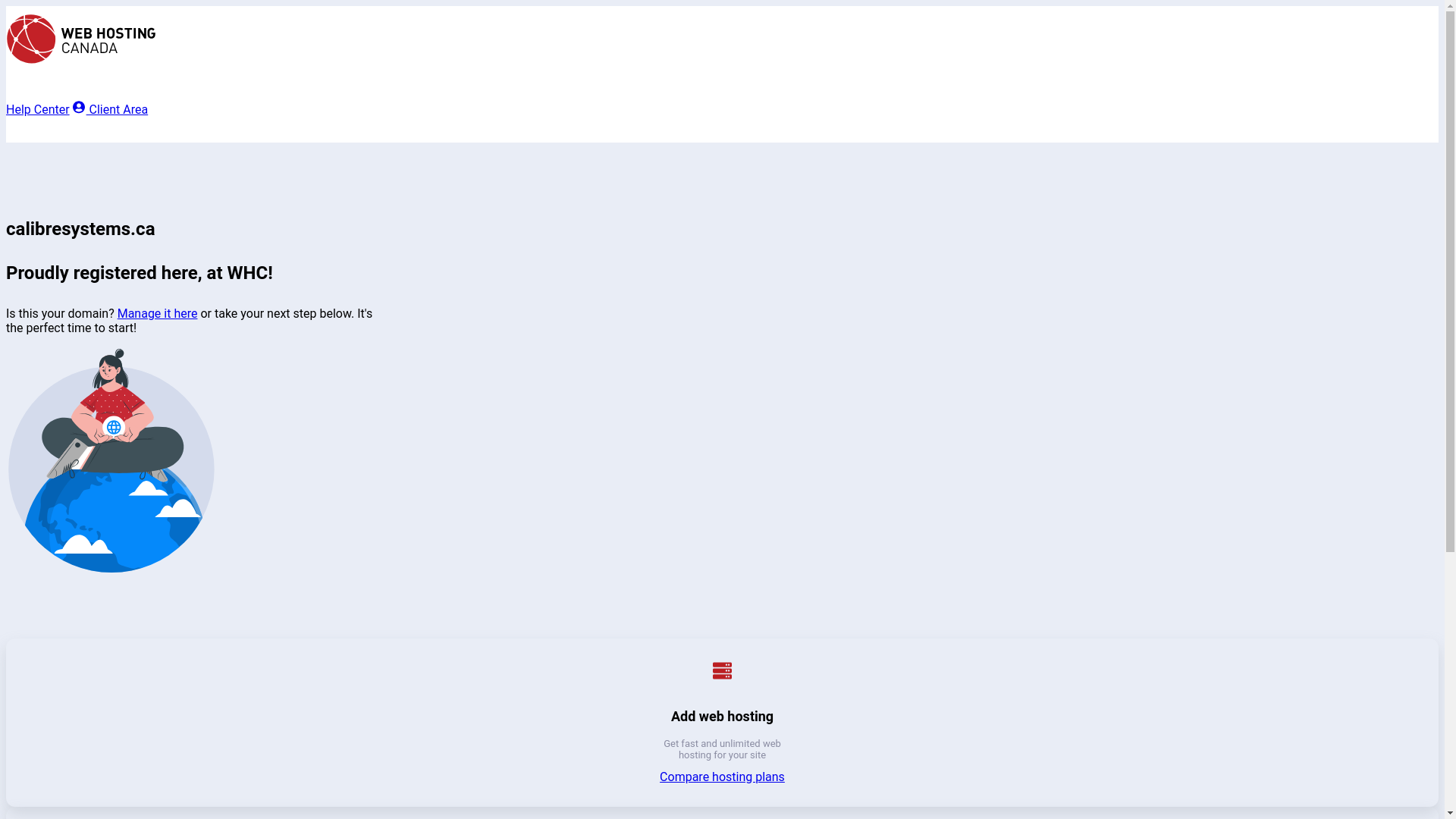 website screenshot of https://calibresystems.ca/