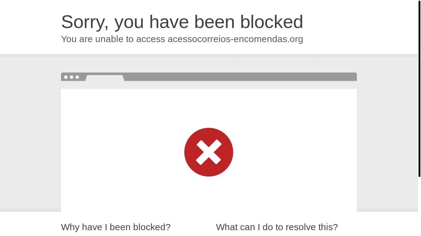 website screenshot of https://acessocorreios-encomendas.org/