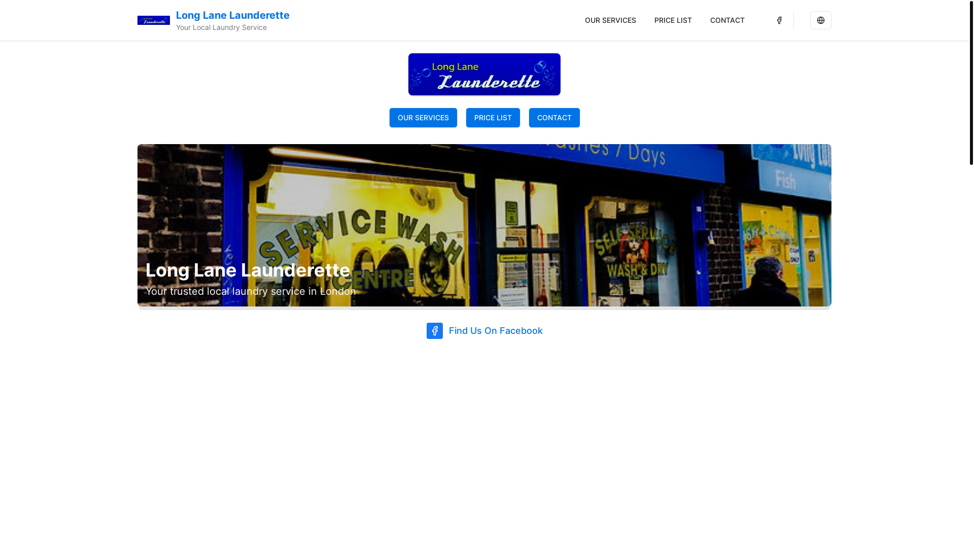 website screenshot of https://longlanelaunderette-oneclick.pages.dev/