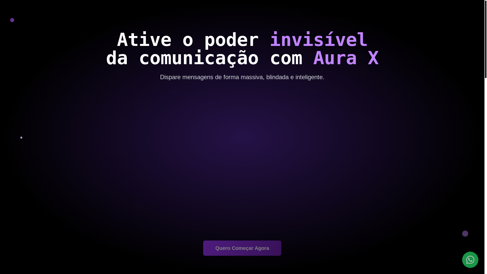 website screenshot of https://auraax.com.br/