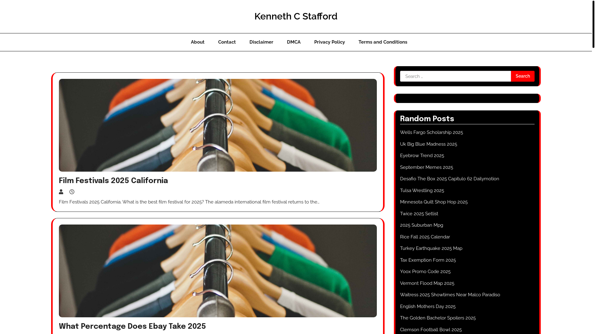 website screenshot of https://kennethcstafforda.pages.dev/