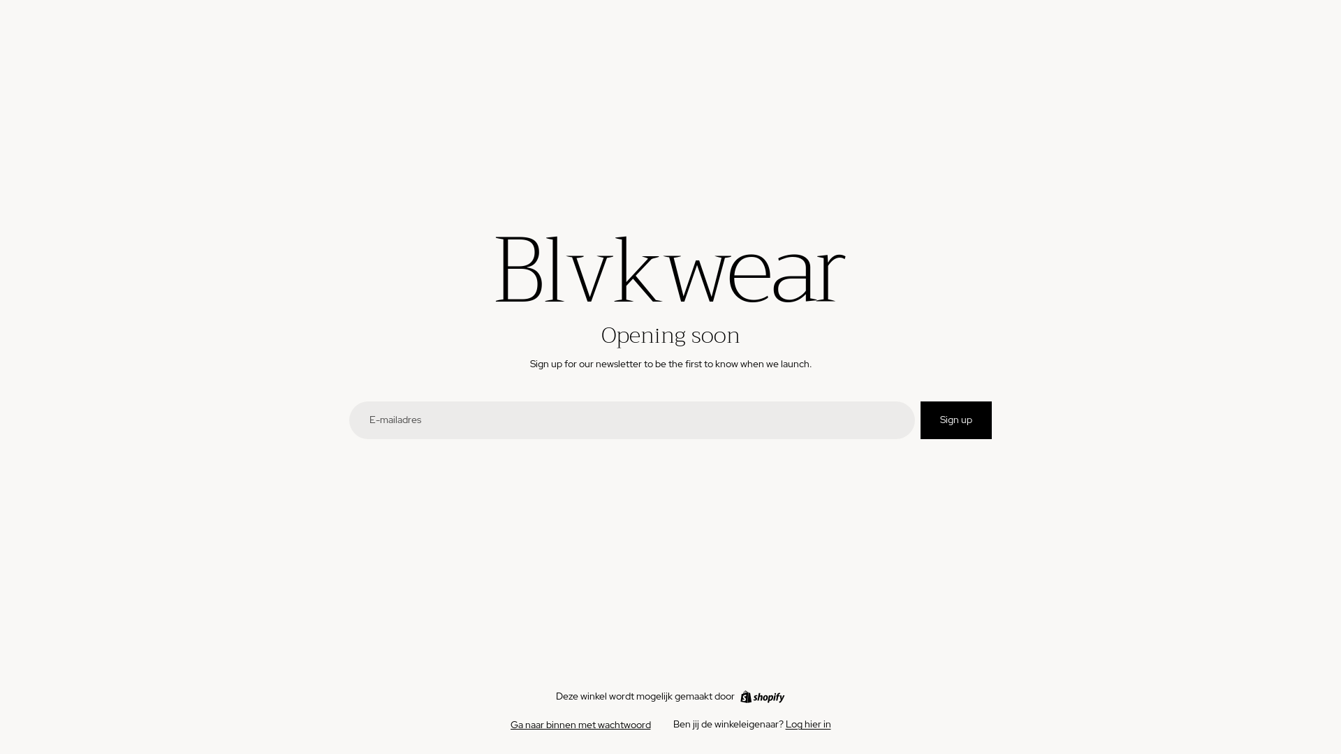 website screenshot of https://blvkamsterdam.com/