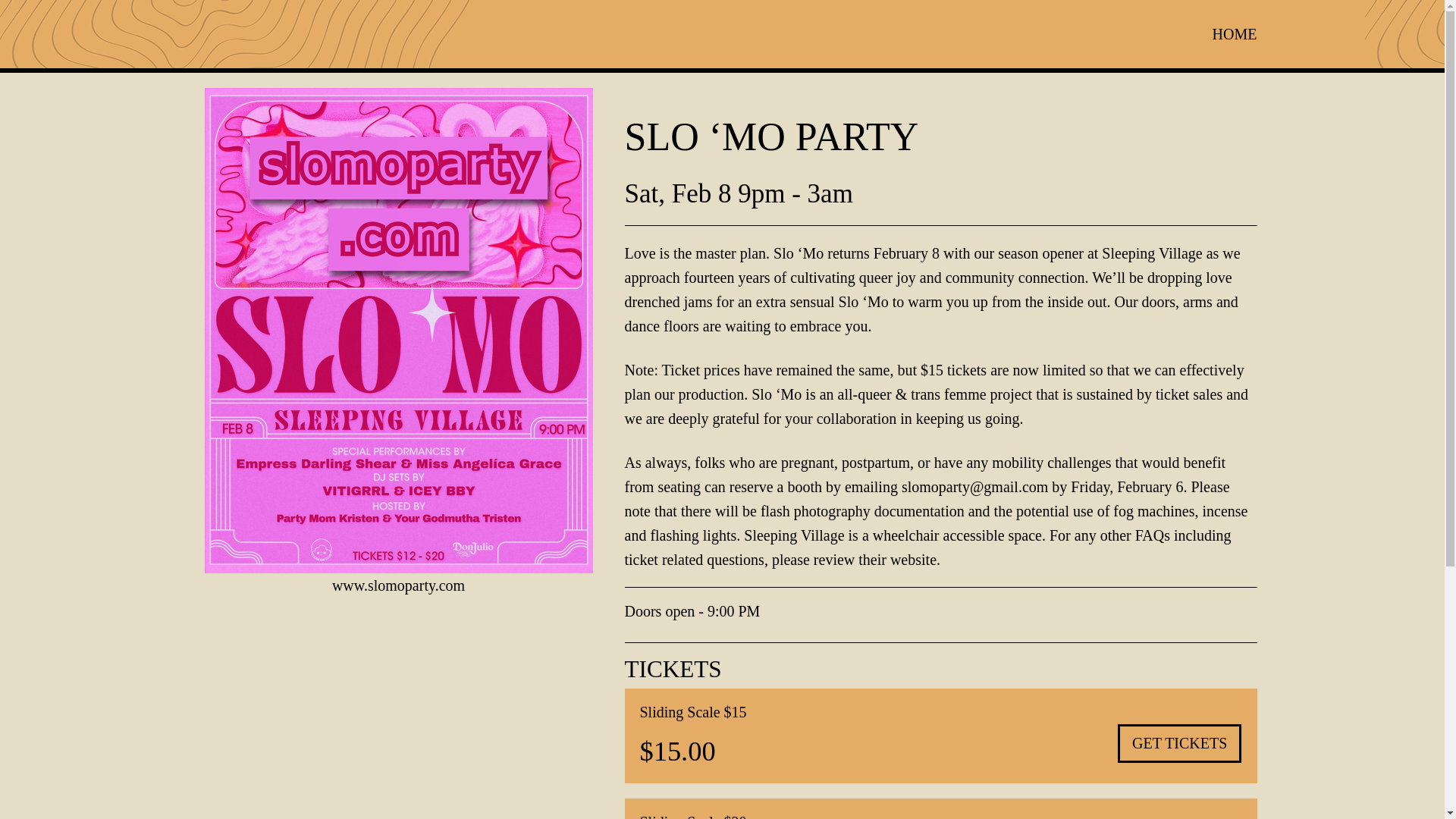 website screenshot of https://en.slomoparty1.com
