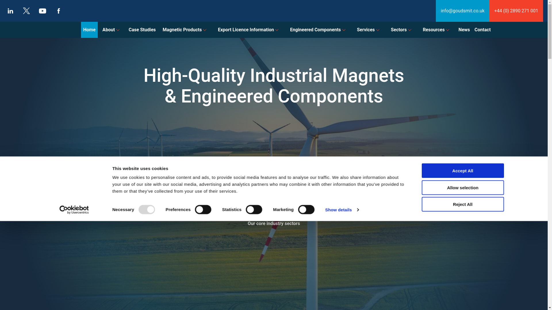 website screenshot of https://gukmagnetics.co.uk/