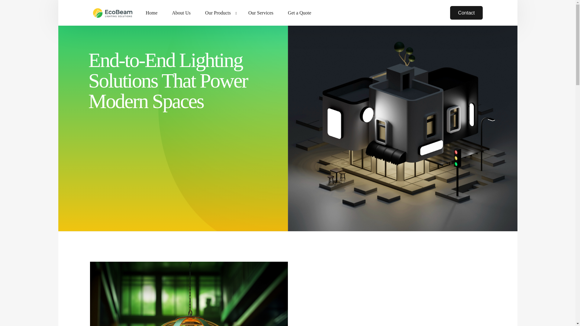 website screenshot of https://ecobeam.ng/
