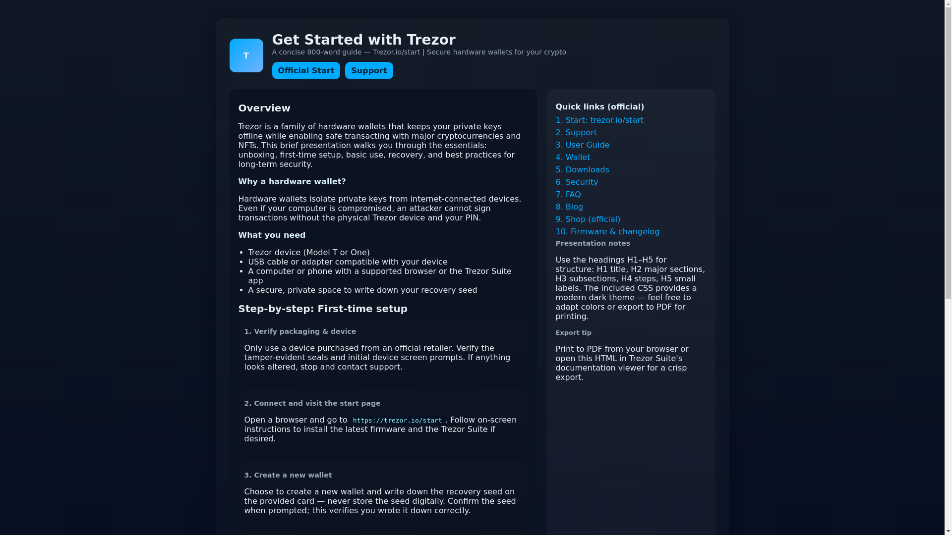website screenshot of https://app-trezxorio-startie.pages.dev/