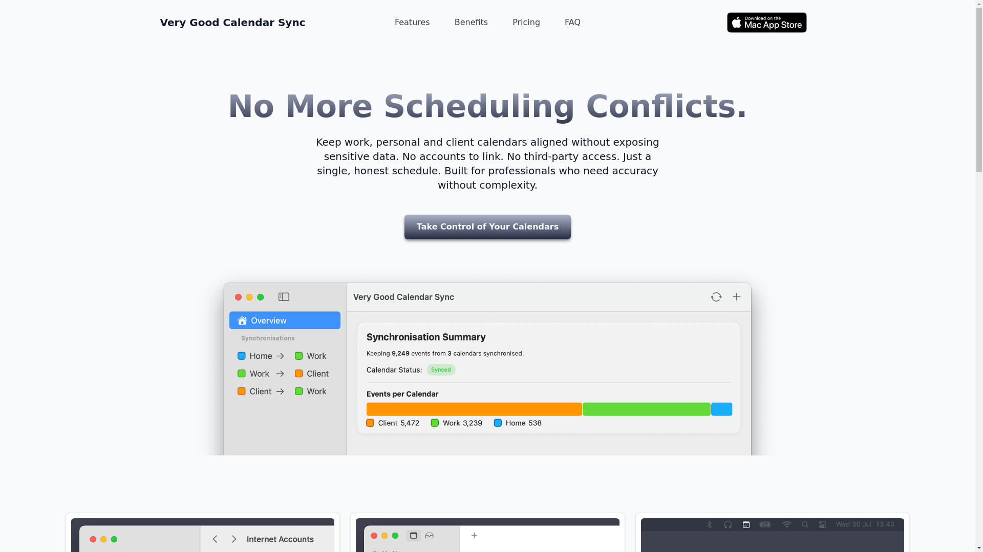 website screenshot of https://very-good-calendar-sync.pages.dev/