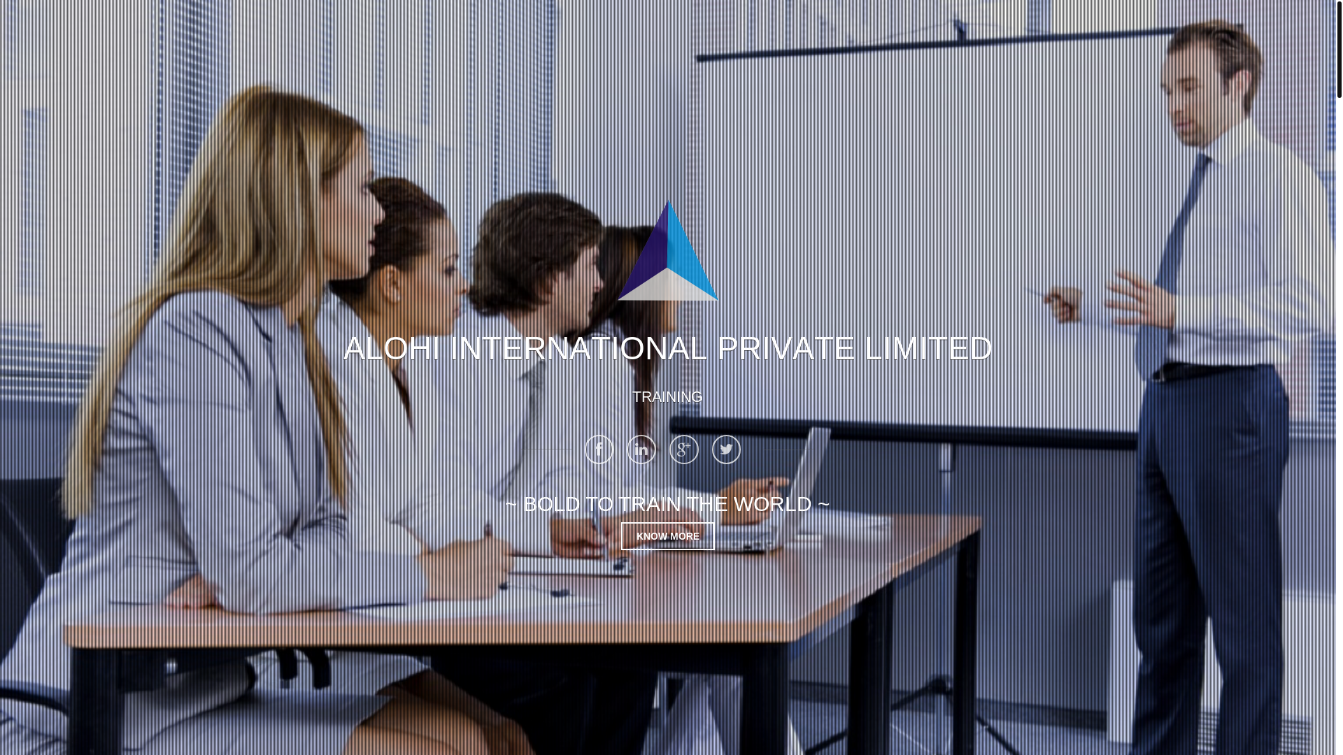 website screenshot of http://alohiin.com/