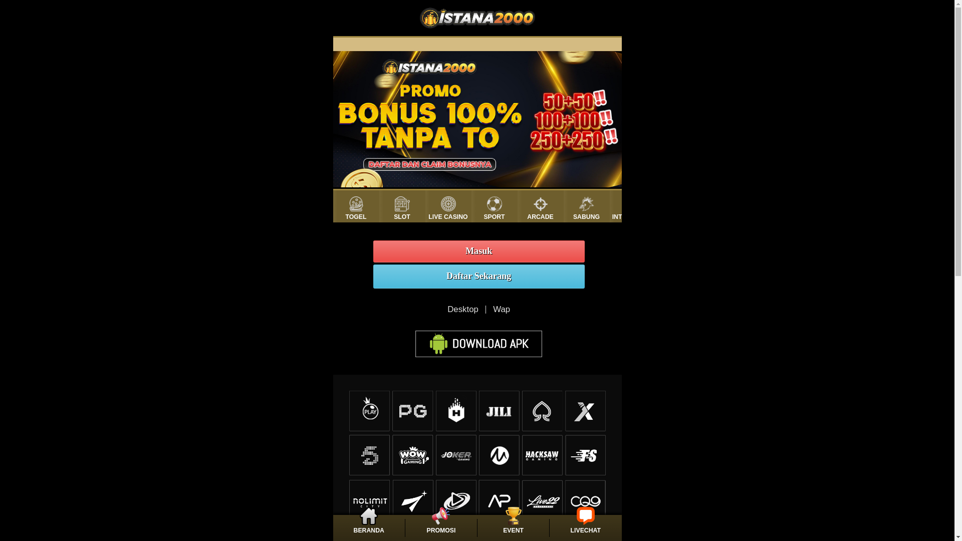 website screenshot of https://link-ke-istana.site/