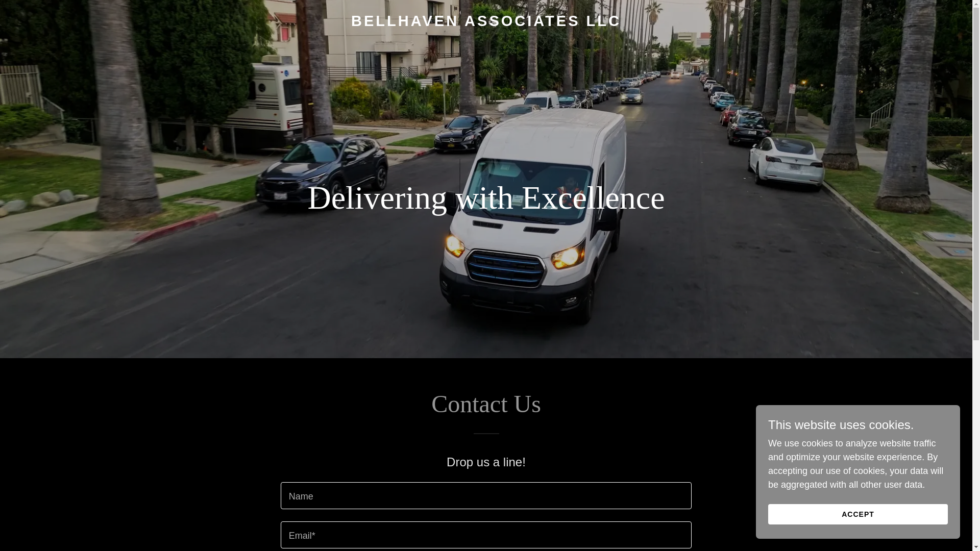 website screenshot of https://bellhavendelivers.com/