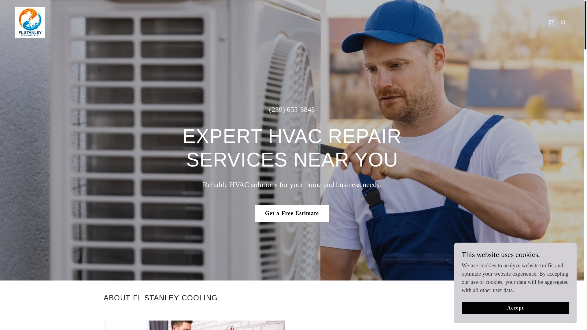 website screenshot of https://flstanleycoolingllc.com/