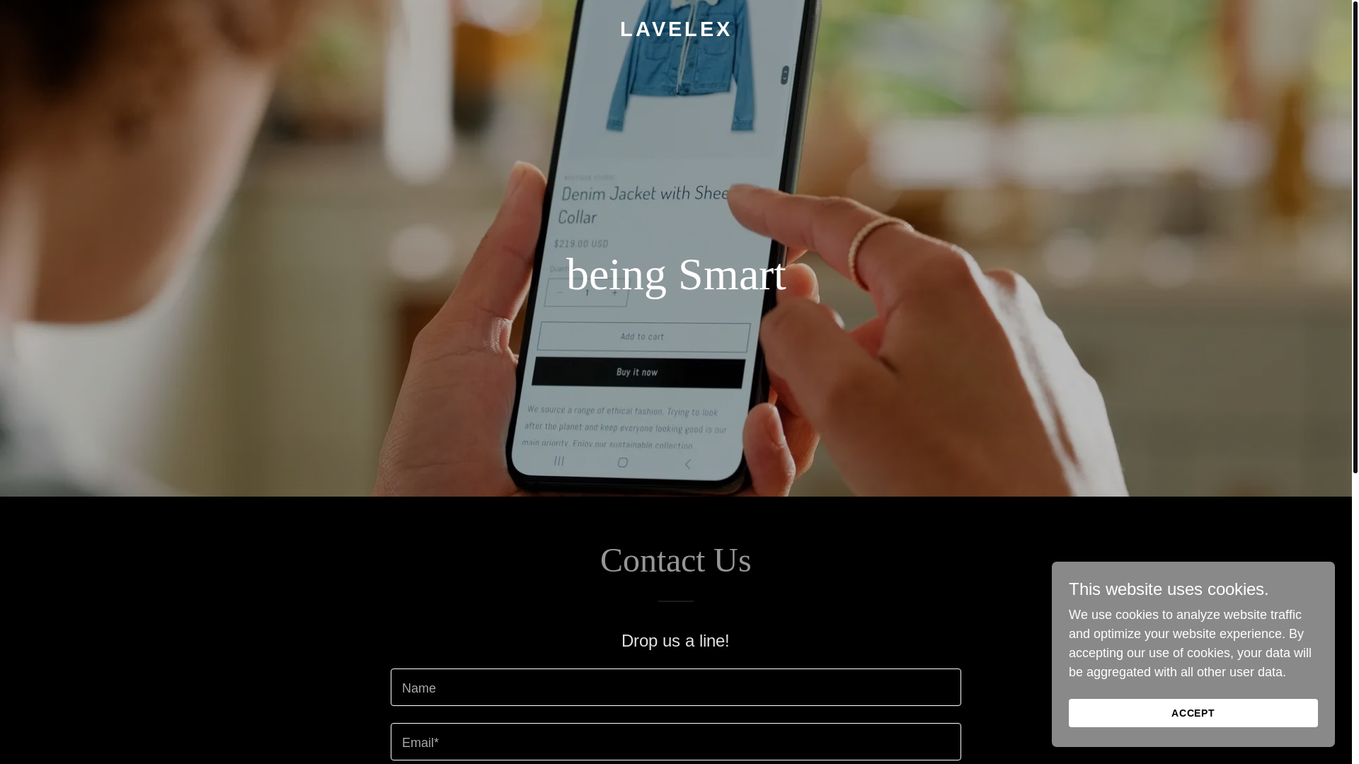 website screenshot of https://lavelex.com/