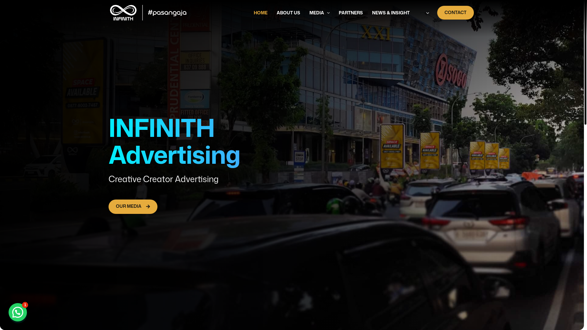 website screenshot of https://infinthads.com/
