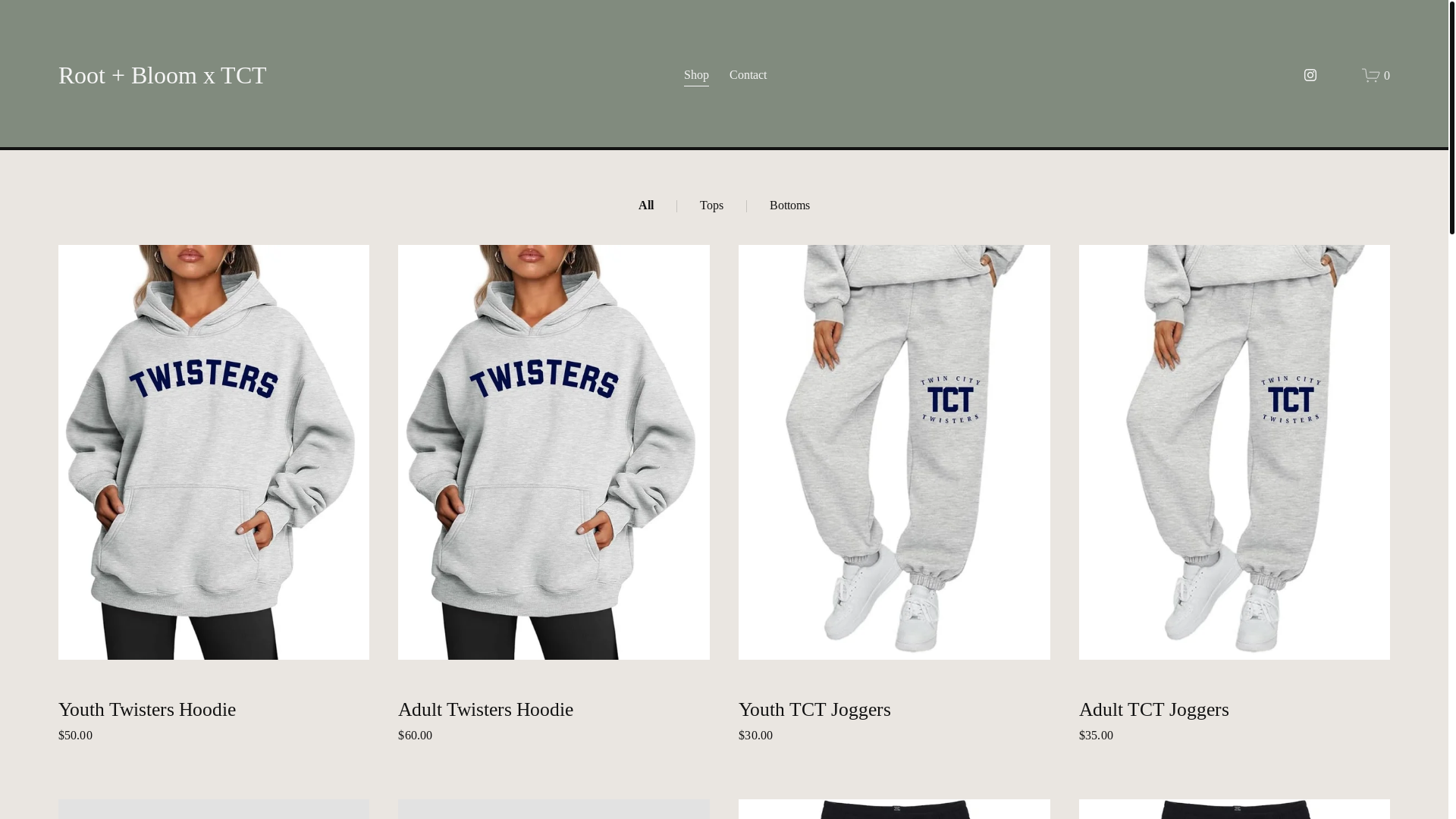 website screenshot of https://rootbloomxtct.com/