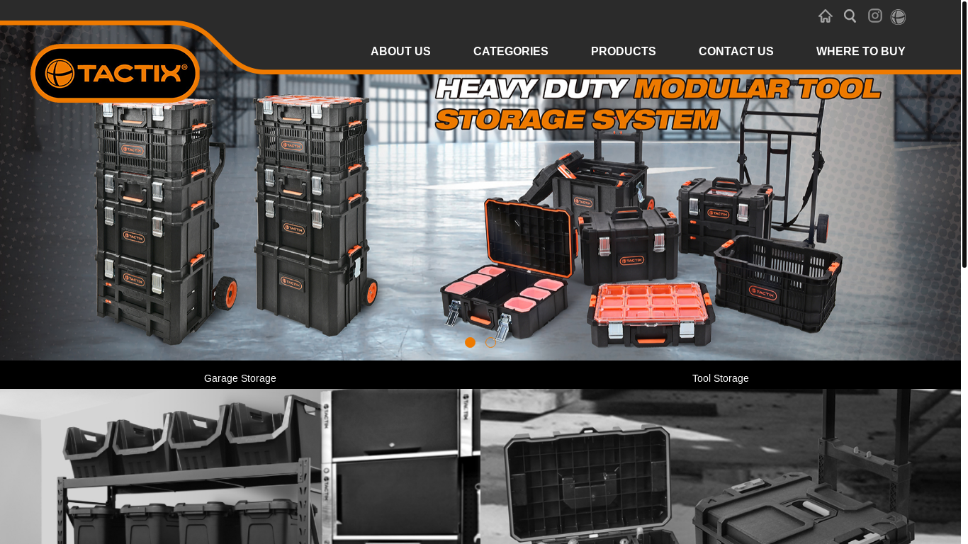 website screenshot of http://tactixtools.com.au/