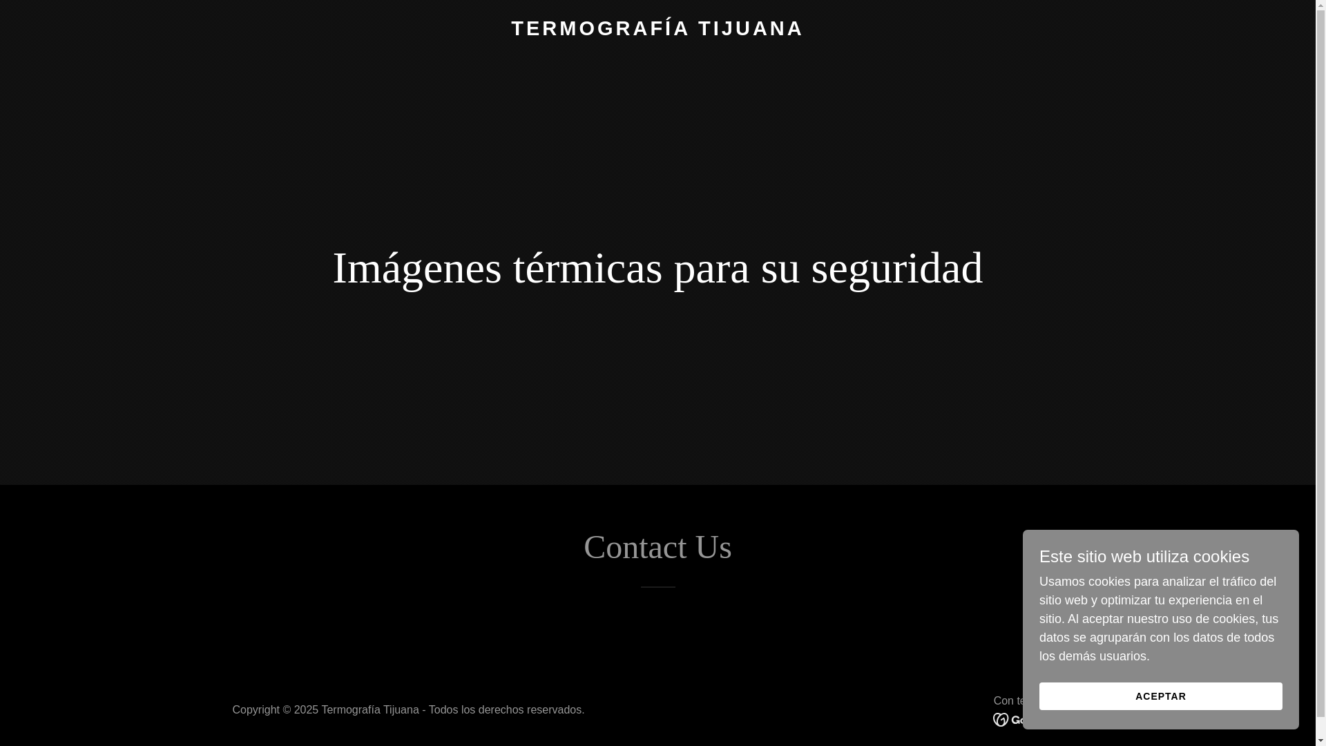 website screenshot of https://termografiastijuana.com/