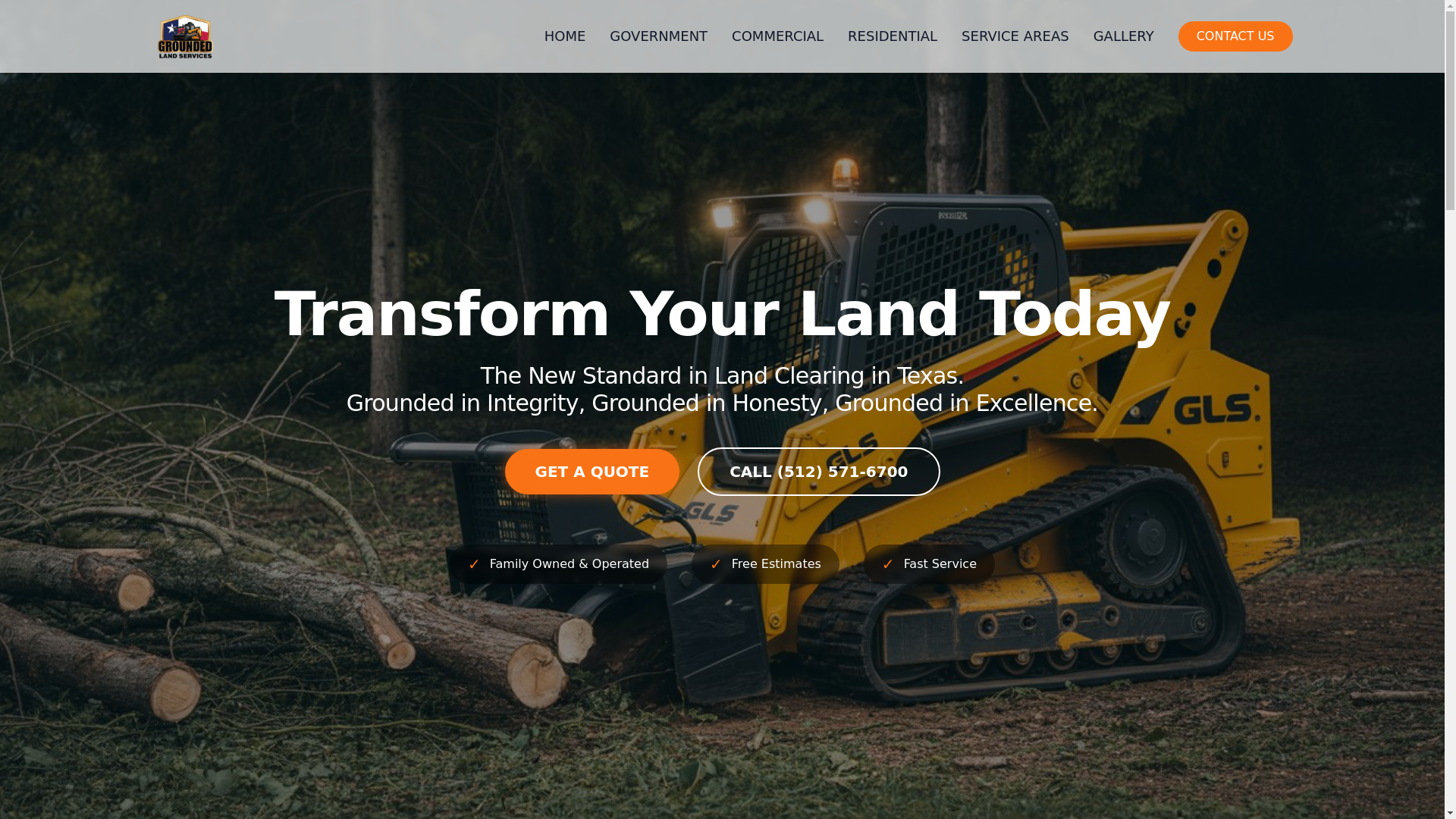 website screenshot of https://grounded-land-services.pages.dev/