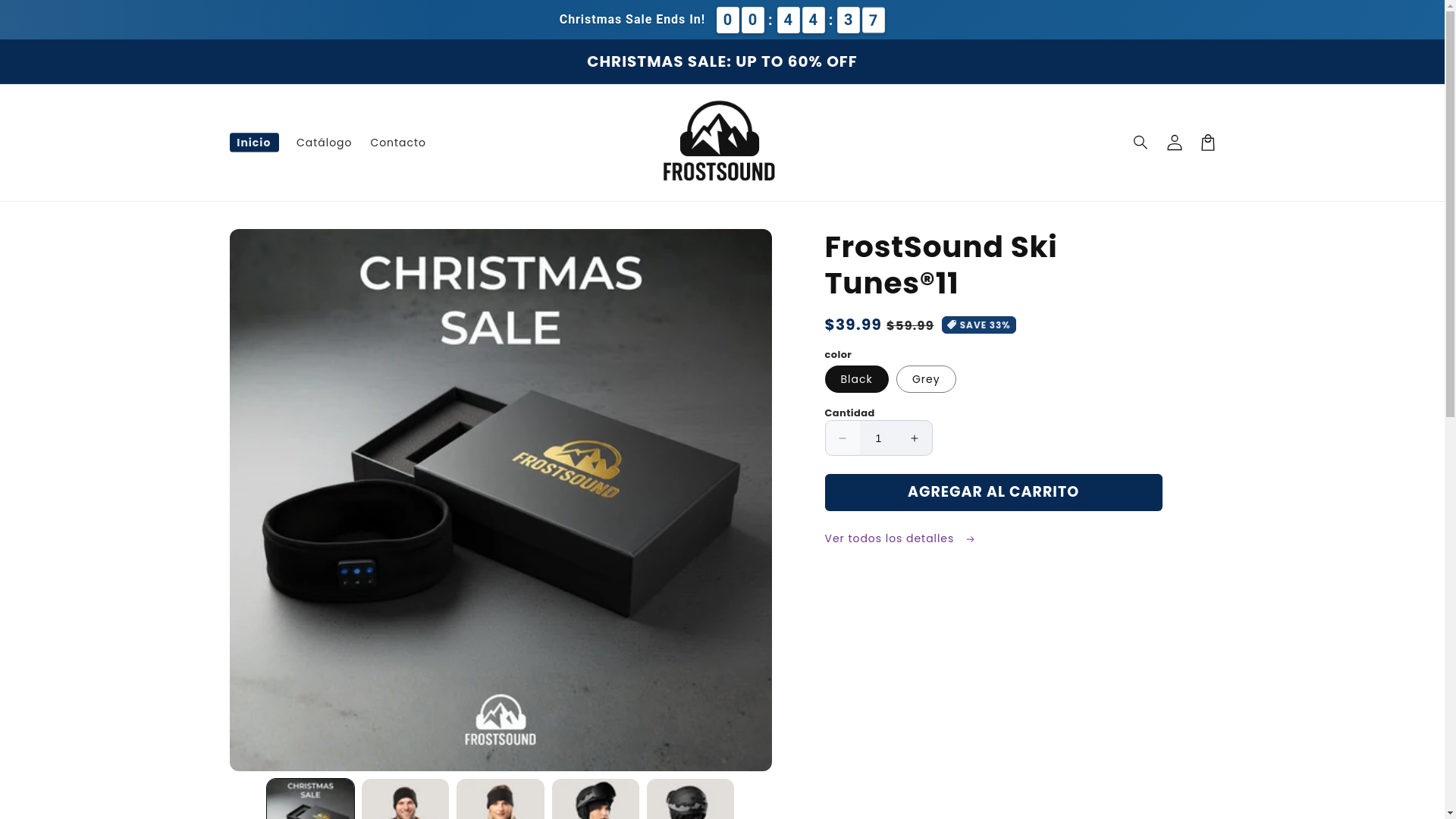 website screenshot of https://frostsoound.com/