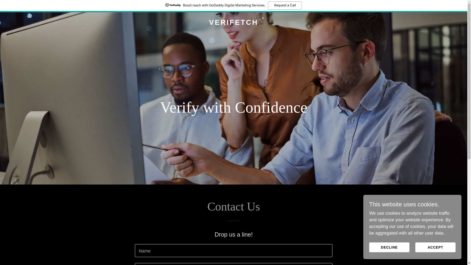website screenshot of https://verifetch.com/