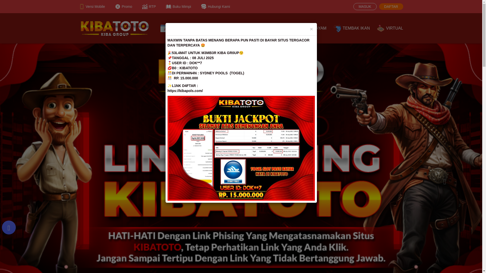 website screenshot of https://kibatarung.com/