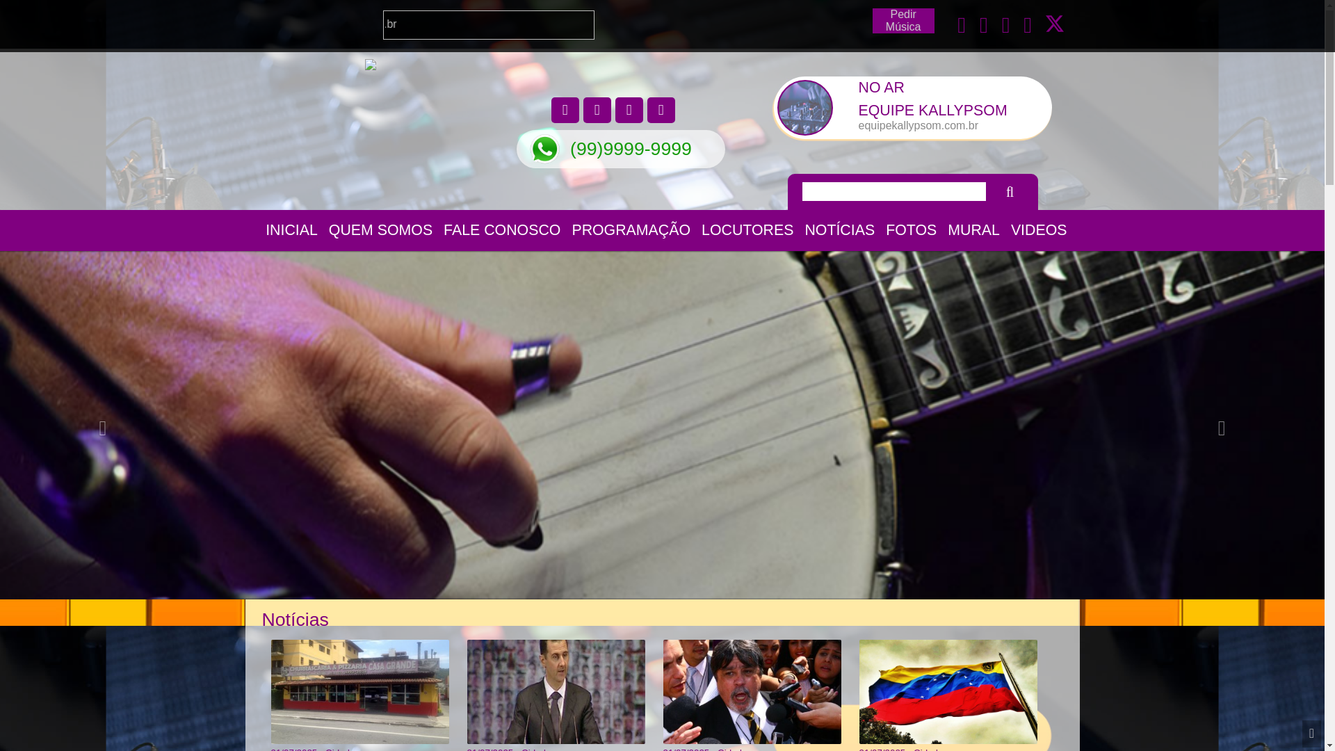 website screenshot of https://equipekallypsom.com.br/